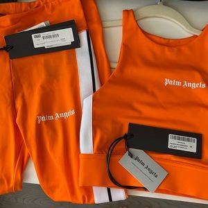 PALM ANGELS
Orange Nylon Sport Leggings & Top